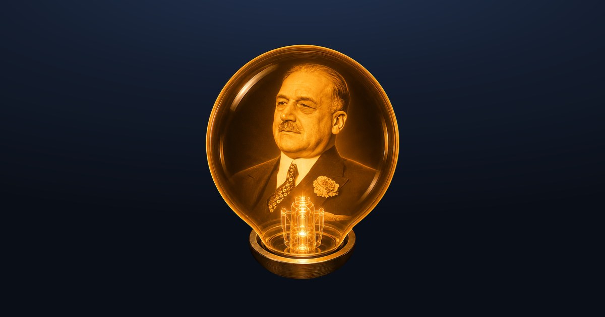 A.P. Giannini — bulb on the BROADWAY sign
